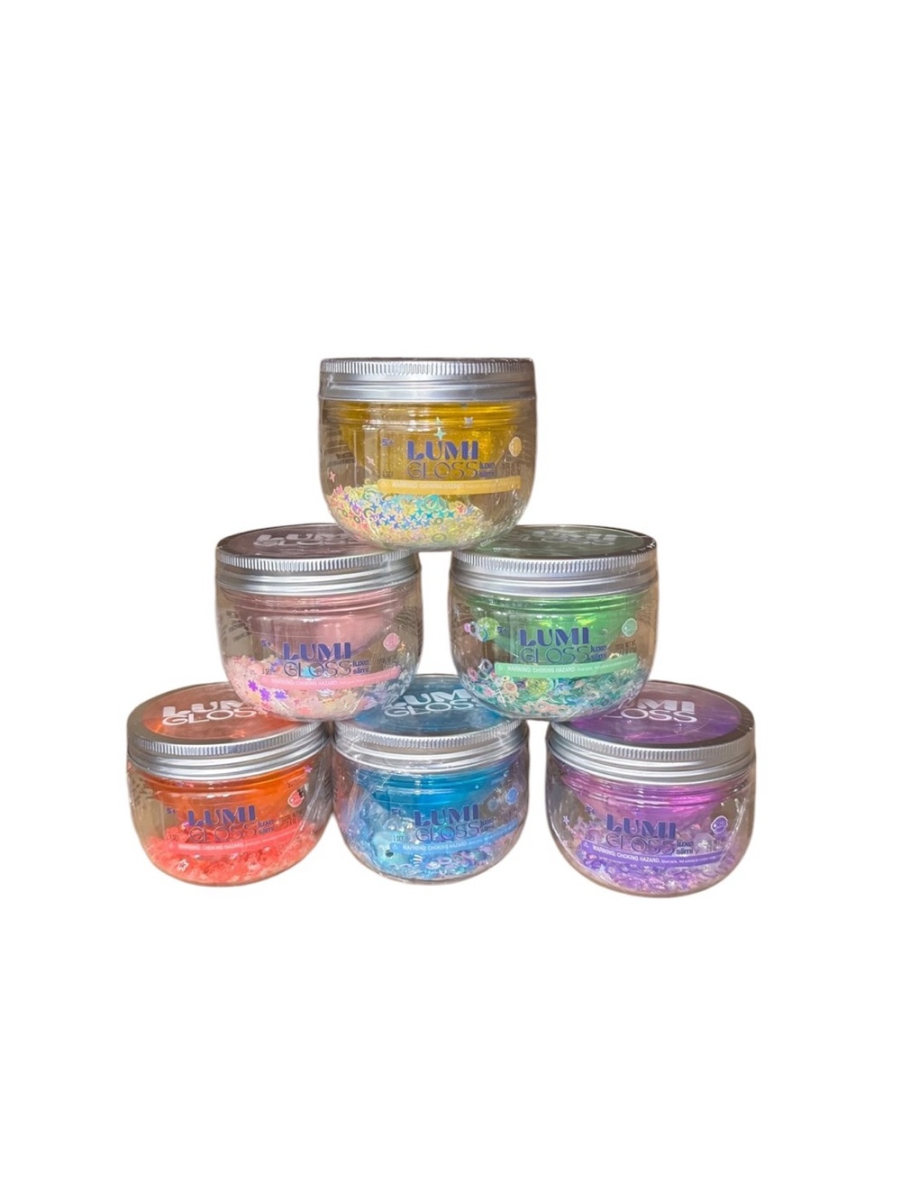 Orb Curiosities Lumi Gloss Luxe Slime VIRAL Set of 6
